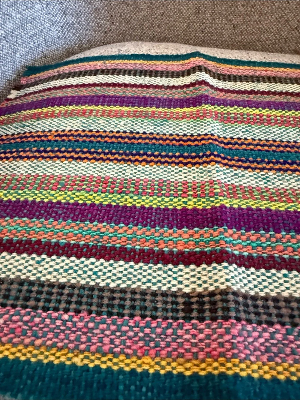 Illari Handmade Peruvian 100% Sheep Wool Placemats Set of 6 Woven Artisan